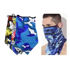 Neck Gaiter Face Bandana Mask w/ Ear Loop